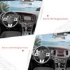 JeCar for Charger Carbon Fiber Dash Trim for Dodge Charger 2011 2012 2013 2014 Interior Accessories (4pcs)