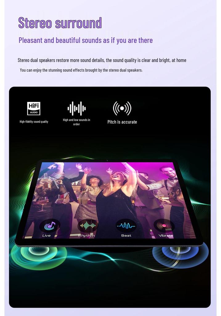 10.95-inch 5G Tablet: High-End Office, HD Eye Protection, Learning & Gaming