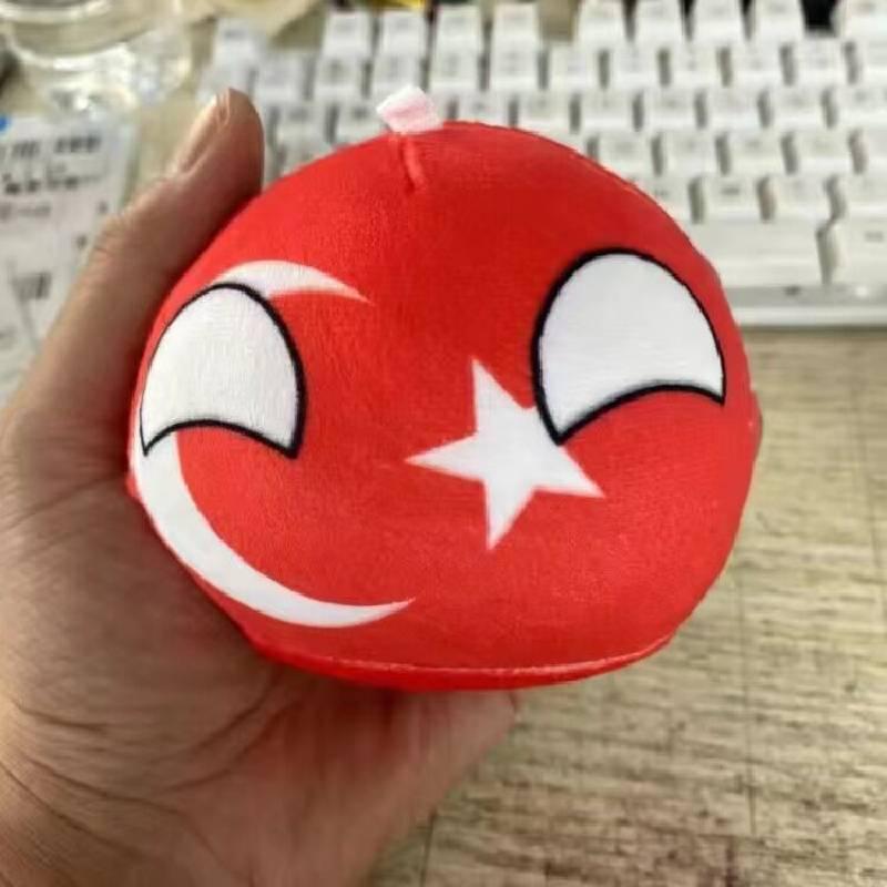 Countryballs Toy Anime Polandball Plush Pendant Doll Childrens Pillow Throw
