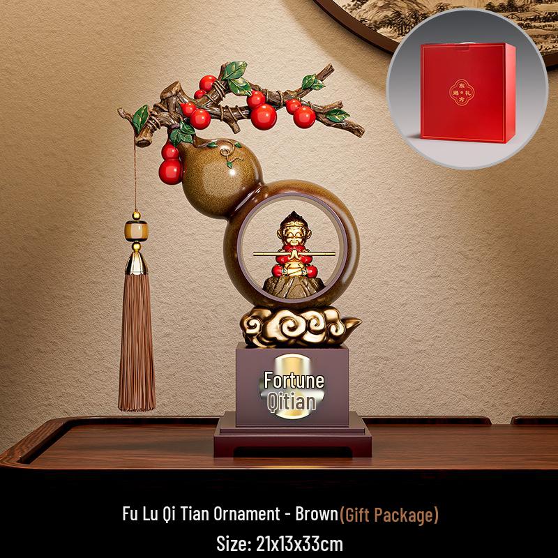 Persimmon Decorative Gourd: Housewarming Gift & Living Room Decor