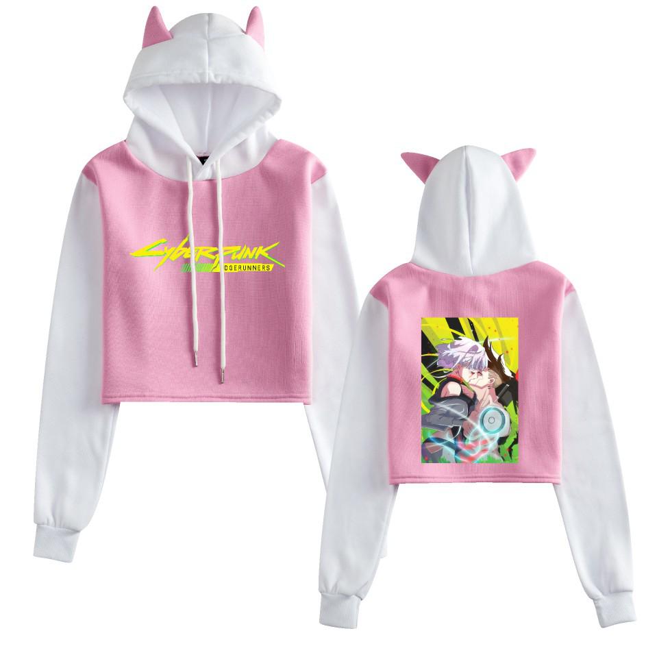 Cyberpunk: Felpa con cappuccio in pile Edgerunners Rebecca - Edizione Autunno/Inverno 2022