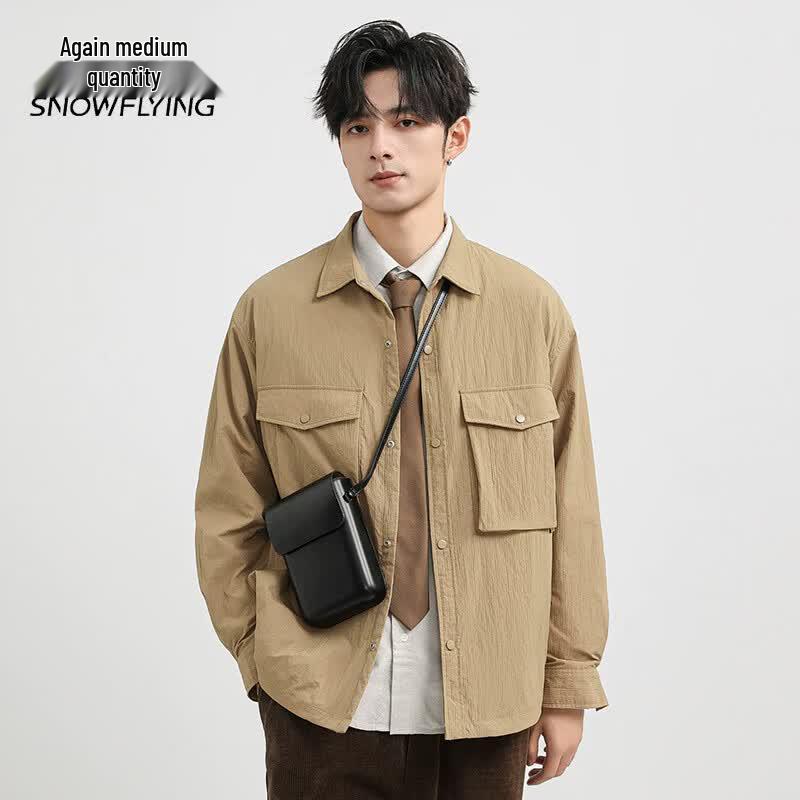 Men's Retro Functional Lapel Jacket