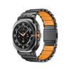 Win-Win Metal Titanium Silicone Magnetic Clasp Sweatproof Breathable Watch Bands Compatible with Galaxy Watch Ultra 47mm