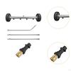 Pressure Washer 4000 PSI 4 Hole Nozzle with 3 Extension Rods Underbody Car Wash Water Broom