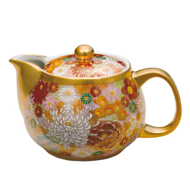 

Kutaniyaki Iwataya Pot Teapot Kinkazume tea (with strainer) AP7-0454