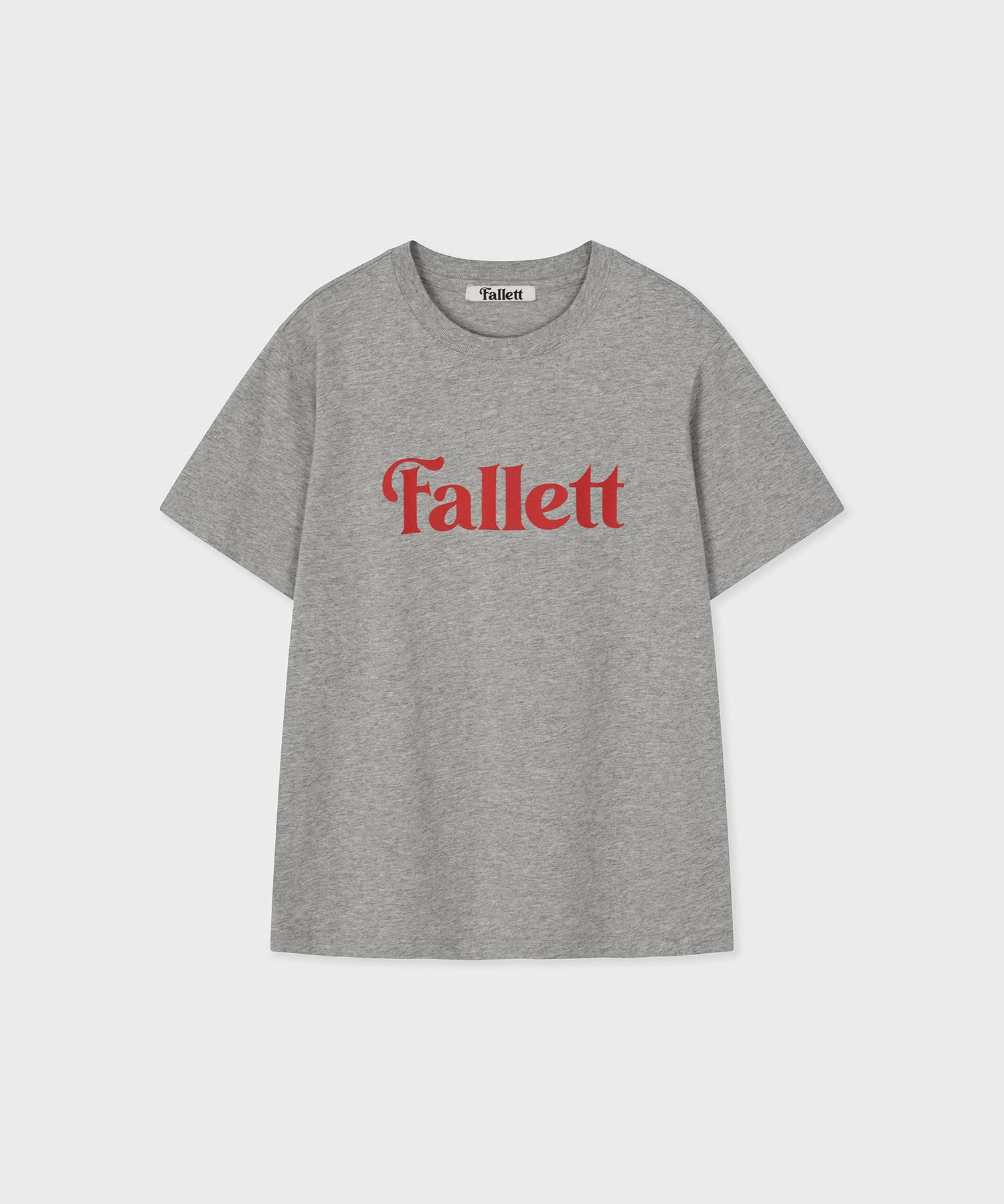 Pallet Story Logo Essential Short Sleeve T-Shirt Melange Gray Melange Gray/S