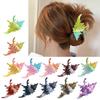 Vibrant Conch Charm Hair Claw Hairpin For Women Summer Vacation Headdress Securely Hold Beach Styling Tool