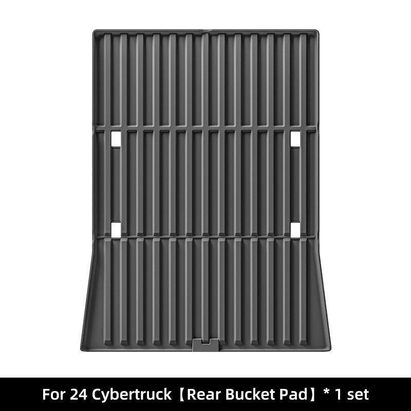 Tesla Cybertruck Trunk Mat 2024, TPE Rear Bed Mat
