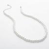 Simple Imitation-Pearl Beaded Short Choker Necklace for Men Trendy White Beaded Chains on Neck Accessories 2026 Fashion Jewelry
