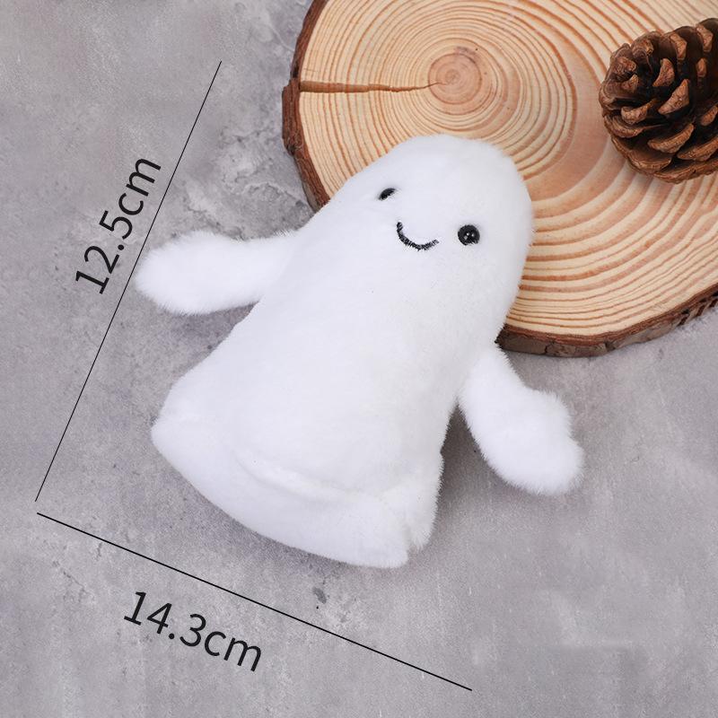 Halloween Funny Skull Mummy Plush Toy Bat Creative Stuffed Doll Keychain Bag Pendant Key Hanging Decor Fun Holiday Gifts