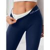 Plüsch, Verdickt, Plüsch, Leggings, Damen, Hosen mit hohem Bund, Leggings, Thermohosen, Yogahosen