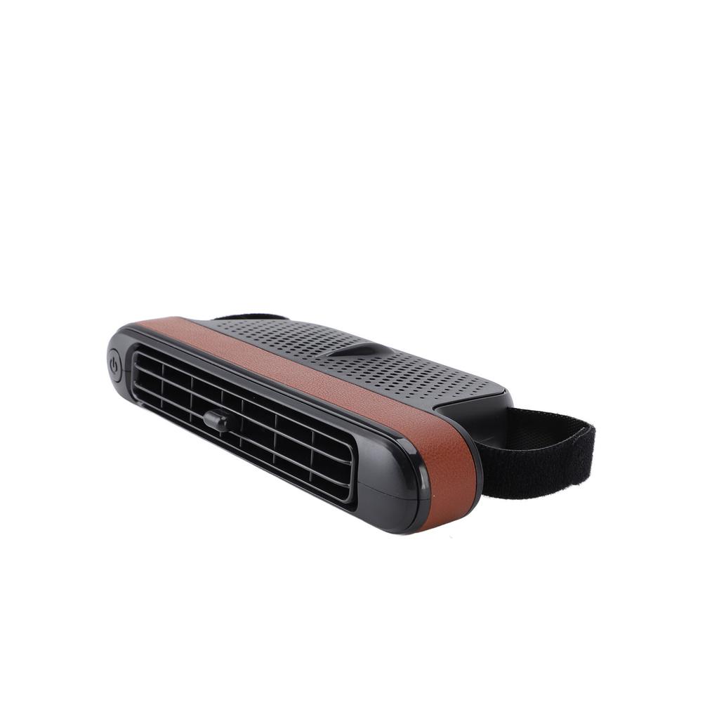 Car Seat Fan 3 Wind Speeds Low Noise Powerful Double Turbine Car Cooling Fan for Vehicle Backseat