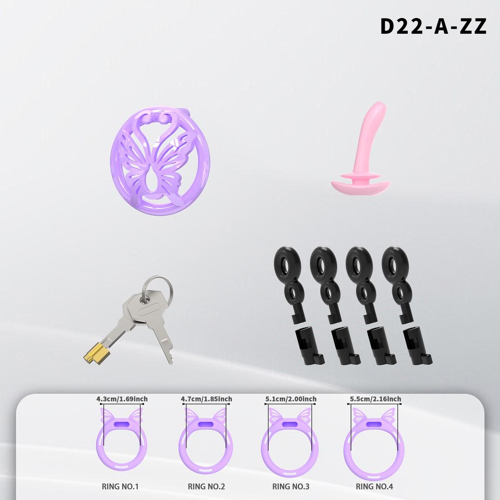Inverted Male Chastity Cages Pink Chastity Cage Lock Set Negative Sissy Cock Cages SM Bondage Fetish Sex Toys for Mens