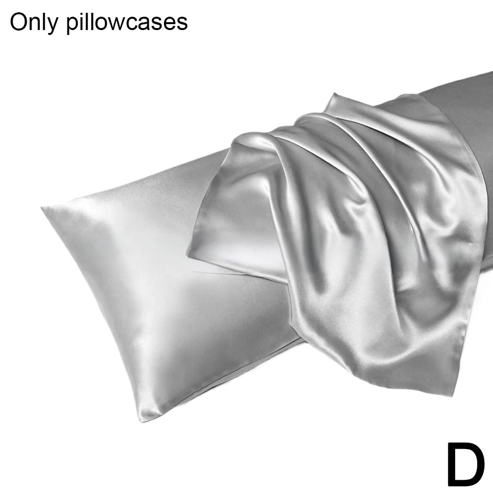 

Наволочка Шелковая наволочка Шелковистая атласная наволочка для волос Красота отеля Удобная наволочка для путешествий N8V6 silvery-51*66cm
