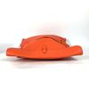 HERMES Flap Pouch Puri Plat Two fold Clutch bag Swift Orange Unused