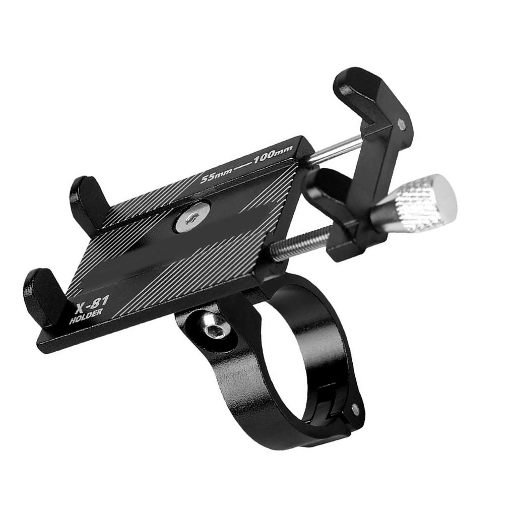 Bicycle Mobile Phone Mount Aluminium Motorcycle Scooter Handlebar Phone Holder for 3.0 6.8 inches Smartphone Mount