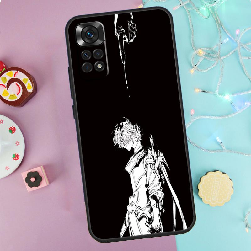 Genshin Impact Tartaglia Case For Xiaomi Redmi Note 9 10 11 12 13 14 Pro 9S 10S 11S 12S Redmi 14C 10C 12C 13C Cover