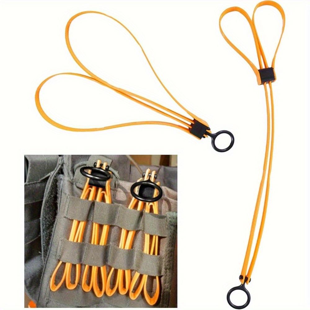 Premium PA Nylon Tactical Restraint Zip Ties - Durable, Versatile Handcuff-Style Zipper Ties In Orange, Yellow, Green