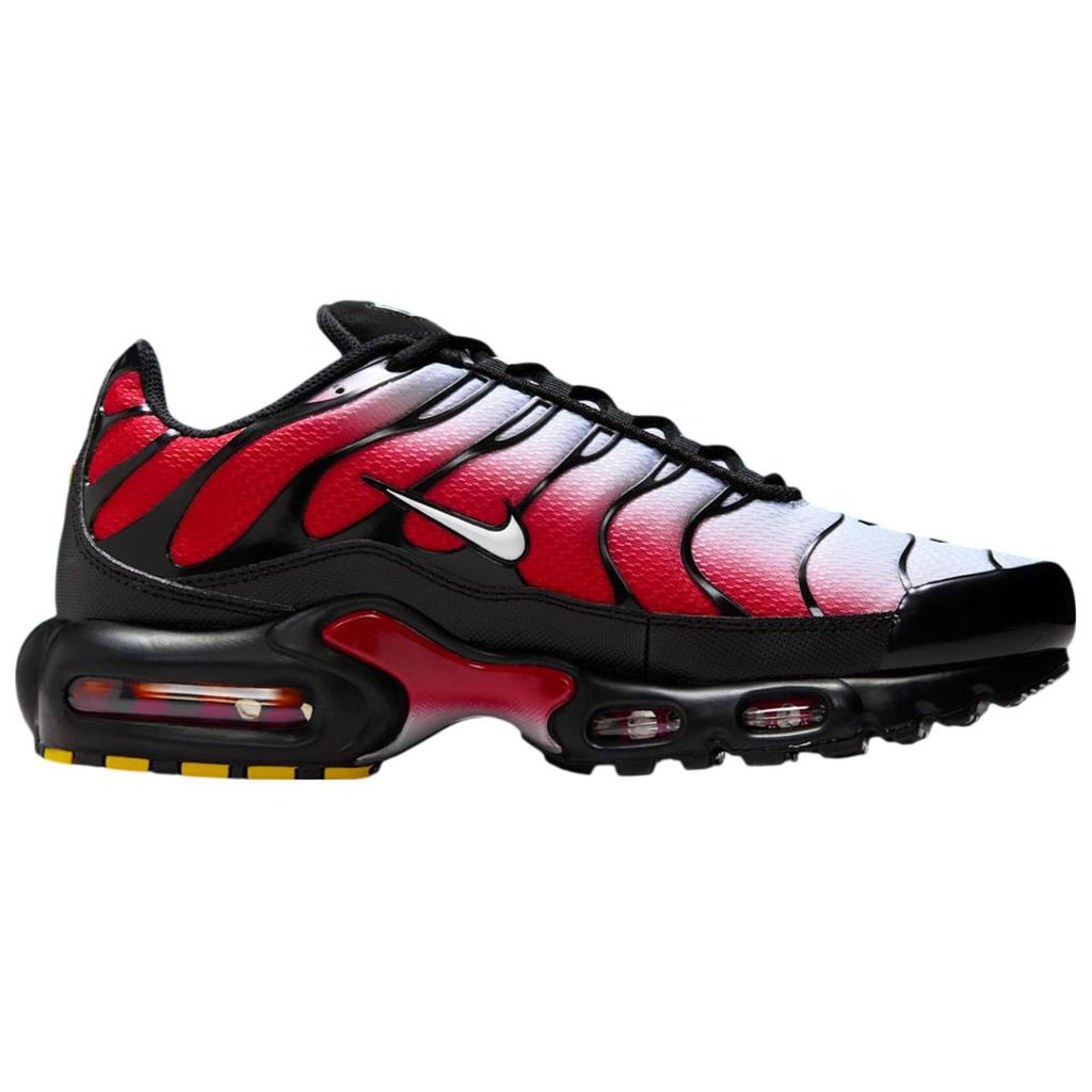 Nike Air Max Plus Pure Platinum University Red Men Sneakers Black White DM0032-017