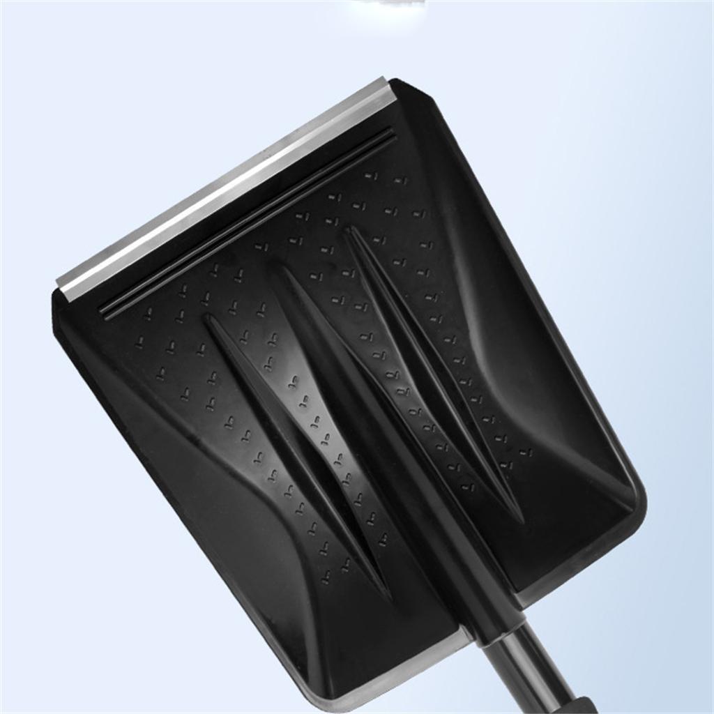 Stainless Steel Icing Shovel, Detachable Car Mounted Snow Cleaning Brush