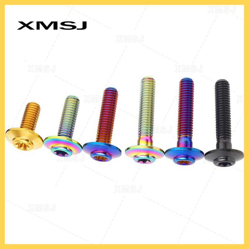 Titanium Bolts M5 M6x10 15 20 25 30 35mm Torx Head Screws for Motorcycle Body Shell Casing Modification Bolt Disc Brake Screw