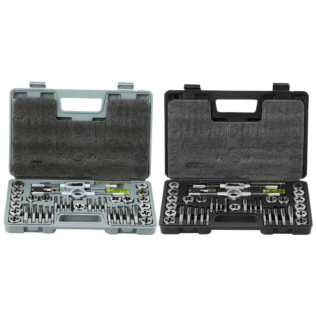 Tap and Die Set 80Pcs Metric and SAE Standard Bearing Steel Threading Tool