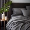 Pillowcase 70x80, 100% COTTON satin, light gray, plain