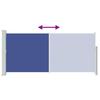 Retractable Side Awning 140 X 300 Cm Blue