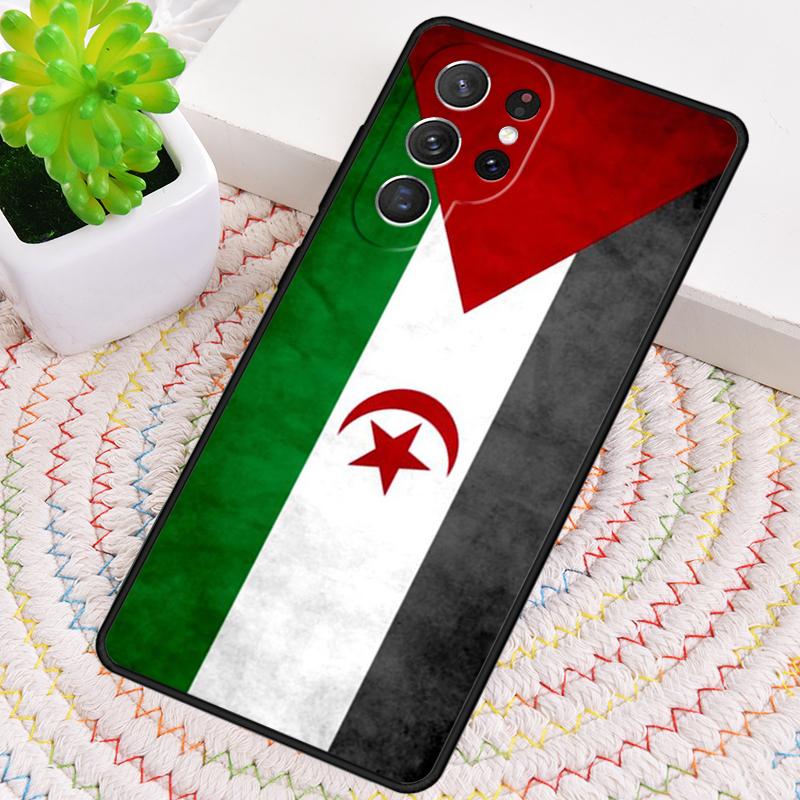 Western Sahara Flag TPU Phone Case For Samsung Galaxy note 10 pro S26 S25 S24 S23 S22 Ultra Plus S21 FE S20 Shockproof Cover