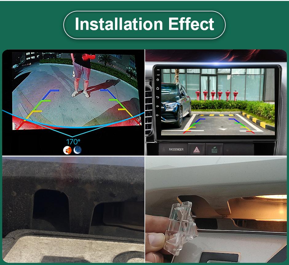 GreenYi MCCD AHD 1080P 170 Fisheye Auto Rückfahrkamera für Mitsubishi Outlander/Outlander GT 4WD XL Airtrek