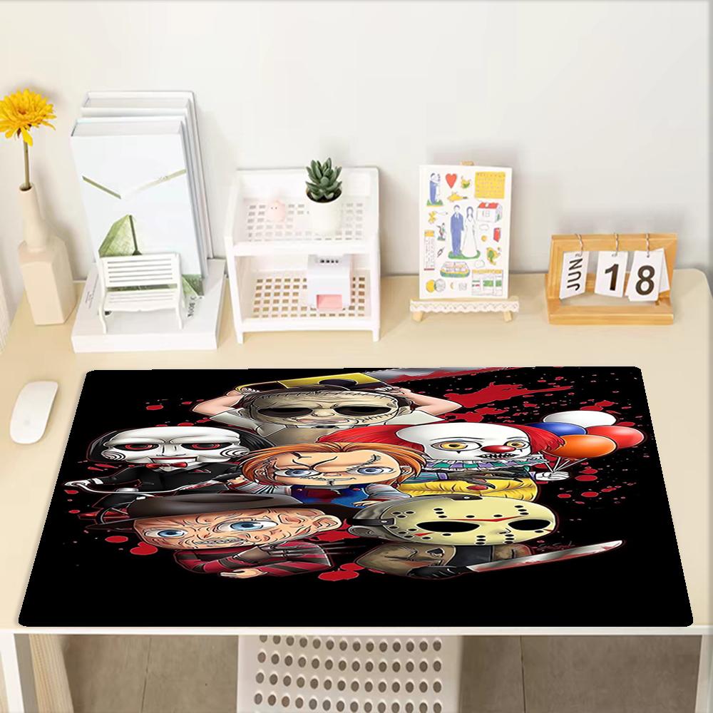 Halloween horror Theme Mouse Pad, Non Slip Rubber Base, Multifunctional Office & Home Decor, Perfect for Workspace Personalization.