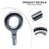 Short Towing Eye Hook Compatible For Fiat Ducato Boxer Citroen Relay Heavy-Duty Metal Tow Hook Replacement