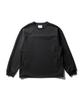 Snow Peak Double Knit Pullover Knit and Sew Long Sleeve for Men and Size S CS-26SU007 Sweater/Cut T-Shirt Women, Black,