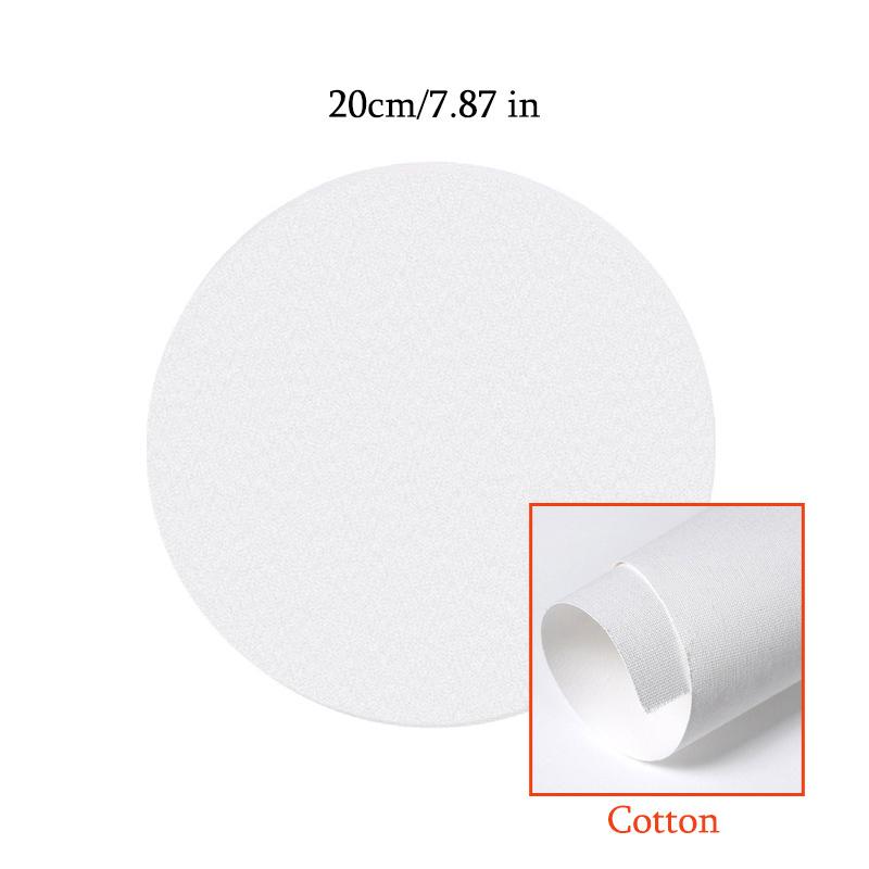 Panou de Desen din Pânză Albă, Cadru din Lemn cu Pânză de Bumbac, Potrivit Pentru Acrilic, Guașă, Practică de Pictură, Creație, Materiale de Artă, HB-05, 1 Bucată