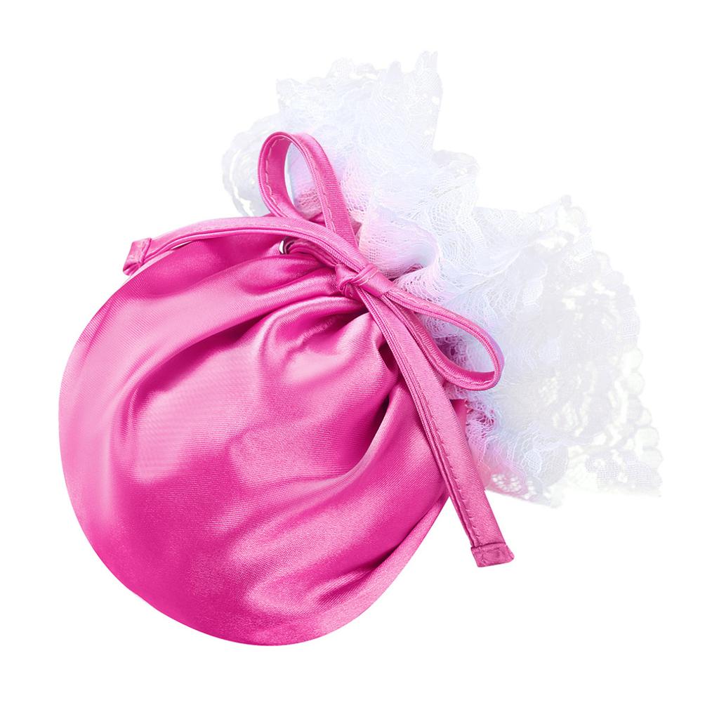 Pánské Sissy Pee Wee Chastity Cover Hedvábně saténový krajkový lem Spodní prádlo Mini kalhotky Spodní prádlo