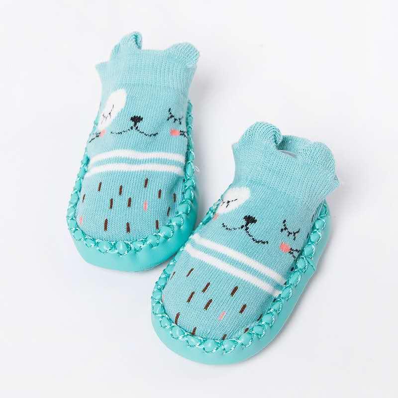 0-24Months Spring Autumn Newborn Rubber Soles Baby Socks Infant Baby Girls Boys Shoes Baby Floor Socks Anti Slip Soft Sole Sock