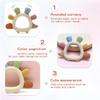Baby Dinosaur Silicone Teething Toys BPA Free Easy To Grip Infant Care Teether Chewing Toy for Newborn Gift Babies Accessory