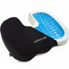MyComfort Gel Cushion, Low-Rebound Cushion [Unique 2-Layer Structure], Anti-Slip Backing (Black)