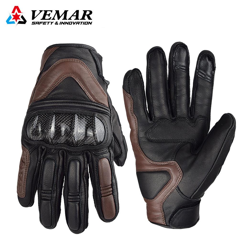 Cycling Leather Gloves