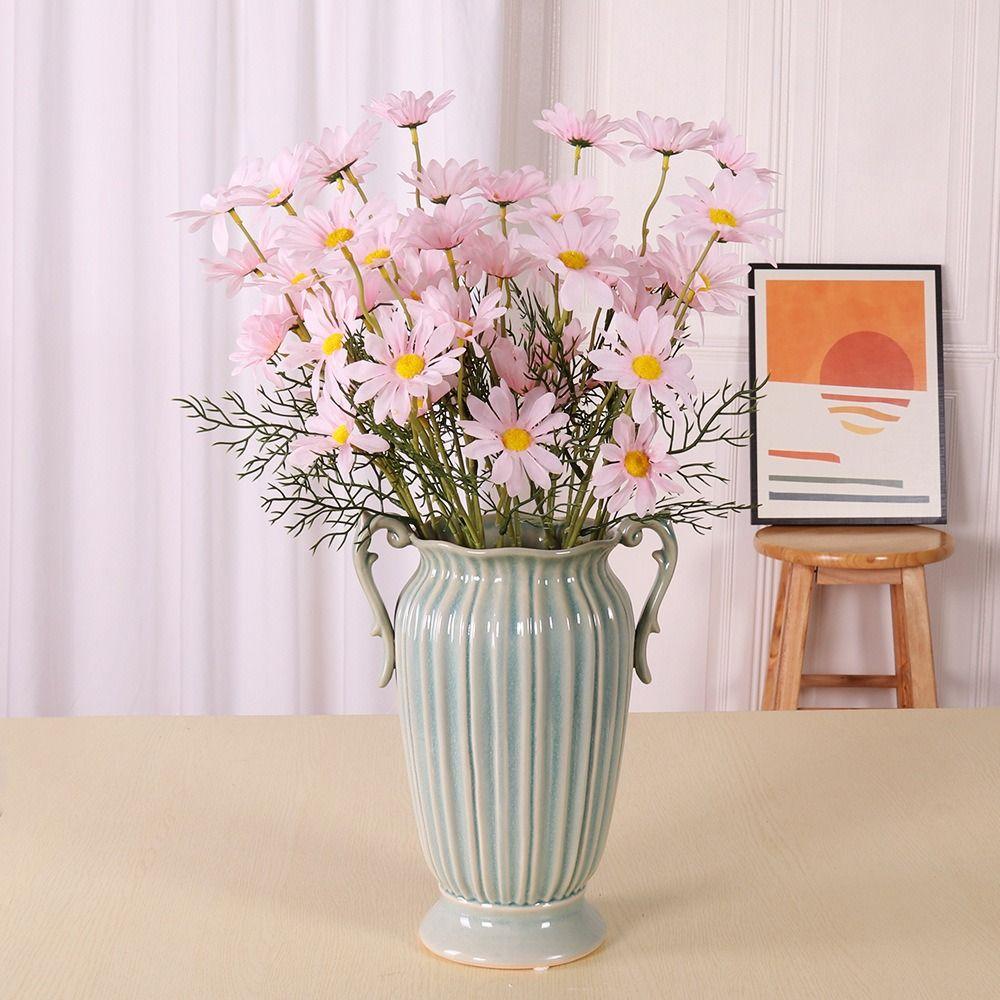 Multi-color Silk Small Daisy Flowers Long Branch Simulation Daisy Flowers  Wedding Decor