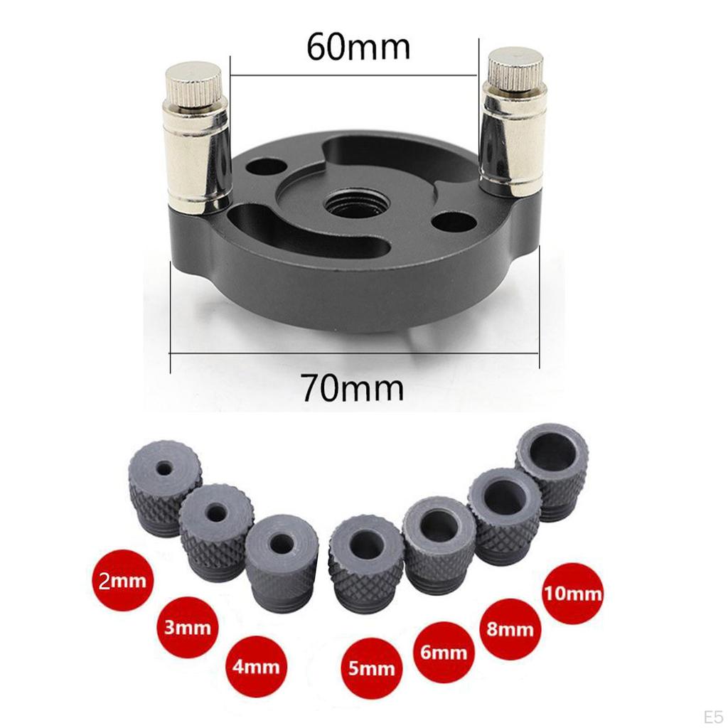 Hole Self Centering Kit 2/3/4/5/6/8/10mm 3-Hole Drill for Beech