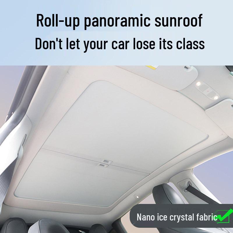 Parasole per Tesla Model Y/3: Accessorio Tetto Retrattile Protezione Solare e Isolamento Termico