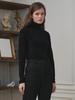 NOUVE Slim Fit Turtleneck T-Shirt - Black