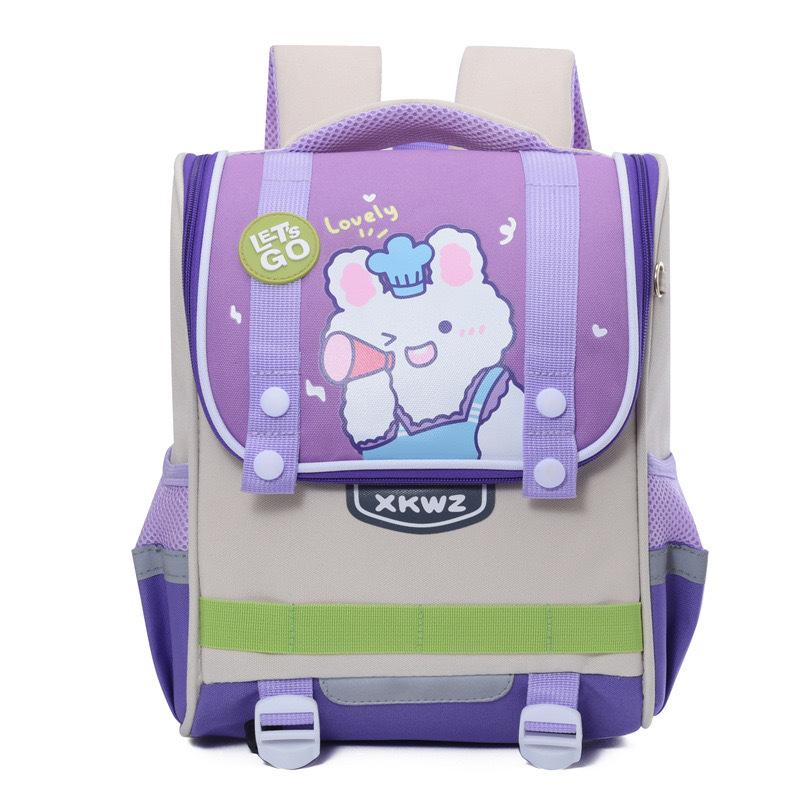 Cartoon Children School Girls Kids Waterproof Backpacks Reflective Strip Primary School BackPack