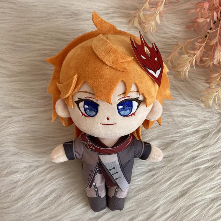 Schnelle Lieferung 20cm Genshin Impact Ayato Sayu Puppe Stofftier Anime Plüschtier Kazuha Yae Miko Scaramouche Cosplay Requisiten Plüschtiere