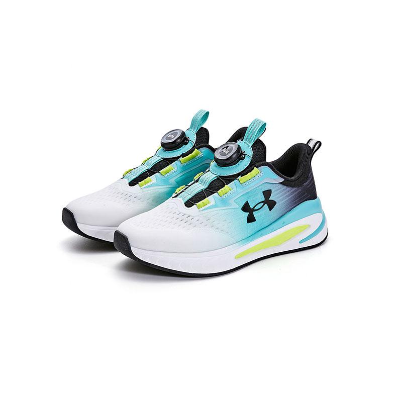 Under Armour Slip Resistant Breathable Sweat Absorbing Lightweight Rebound Running Shoes Kids Sneakers 2421101-482