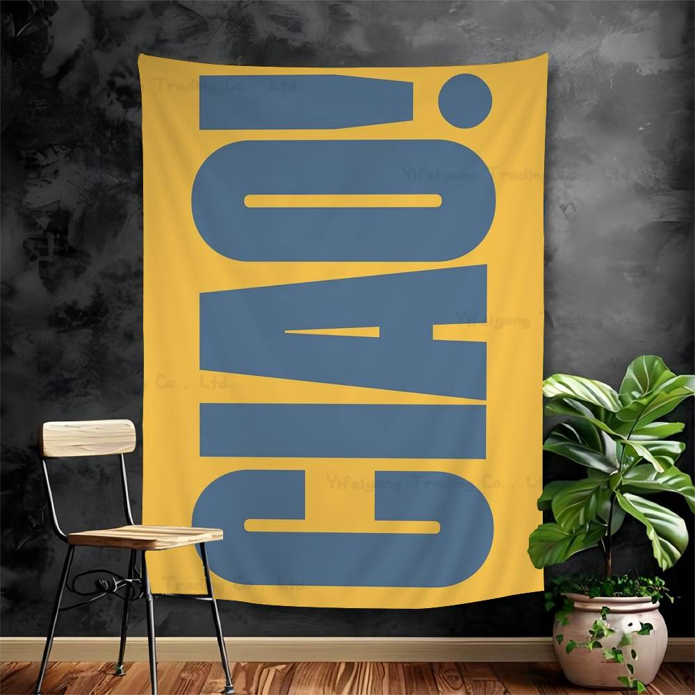 

Retro HI And CAIO Modern Hanging Bohemian Tapestry Hanging Tarot Hippie Wall Rugs Dorm Home Decor 74x94cm(29x37in)