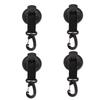 4Pcs Heavy Duty Suction Cups Anchor High Strength Portable Strong Suction Cups with Hooks for