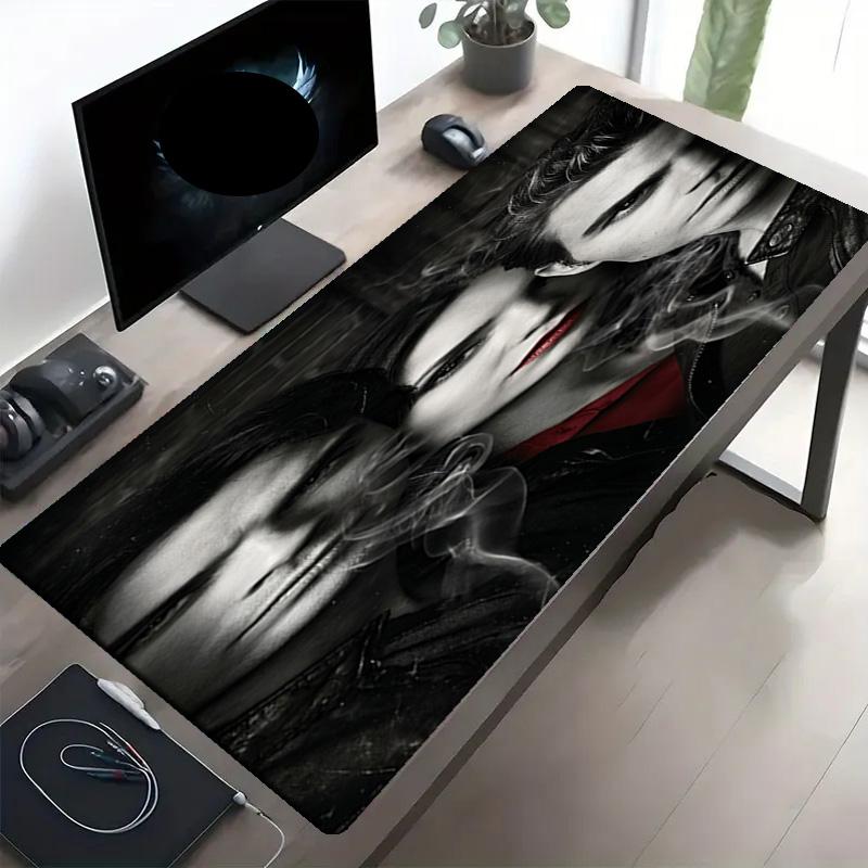 The Vampire Diaries Print Mouse Pad, Anti‑Slip Desktop keyboard Mat, for PC Laptop Gaming Working Daily Use, Cool Festival Surprise Gift