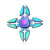 Metal Rainbow Fidget Spinner Colorful EDC Hand Spinner Anti-Anxiety Toy for Children Adult Relieves Stress Finger Spinner Gifts